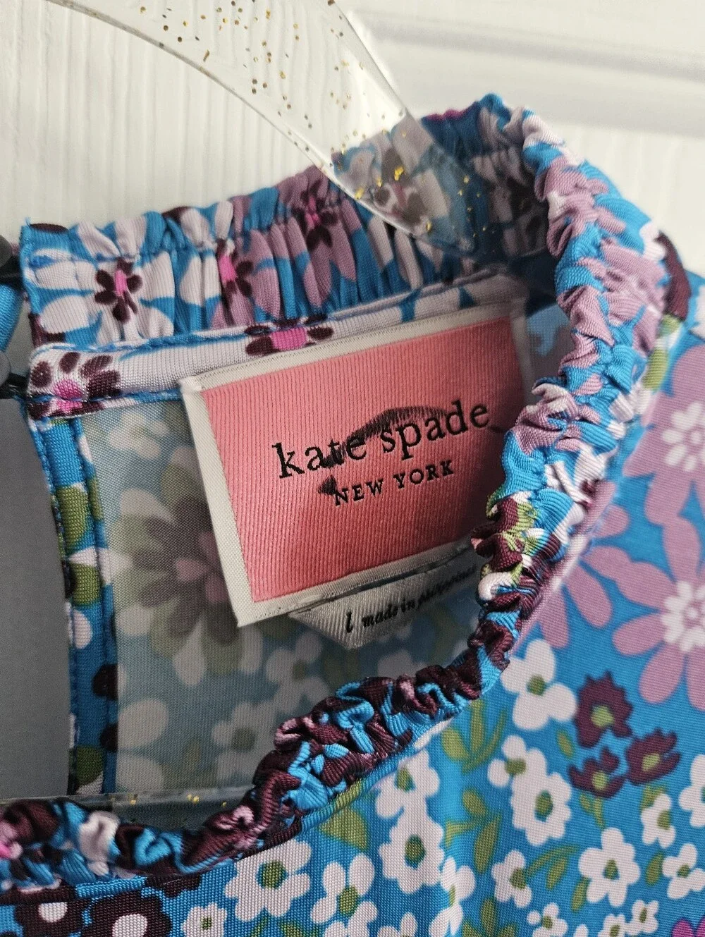 NWOT Kate Spade New York Pacific Petals Floral Knit Midi Dress